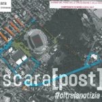 mappa strade chiuse divieti partite pescara stadio